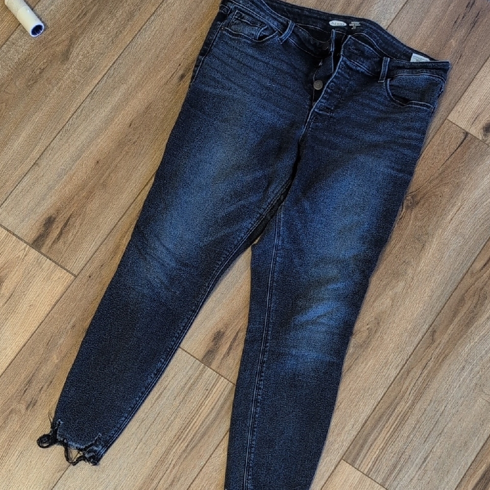 Old Navy Women's Skinny Jeans - Dark Blue
